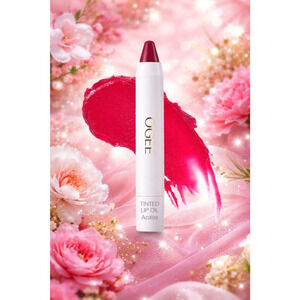 OGEE Tinted Sculpted Lip Oil Azalea 0.1oz Full Size Clean Beauty New